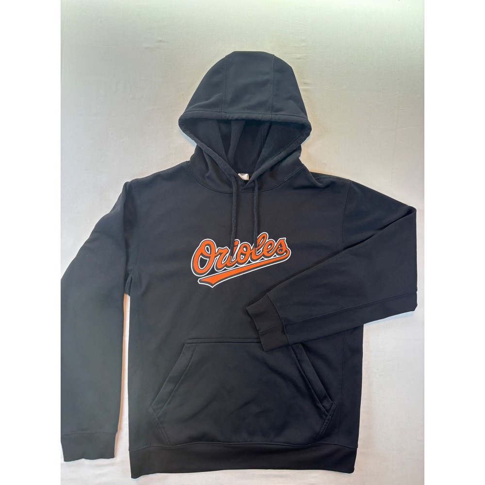 BAW Baltimore Orioles McNair 22 Thermo Tek Hoodie Mens Medium Black pullover